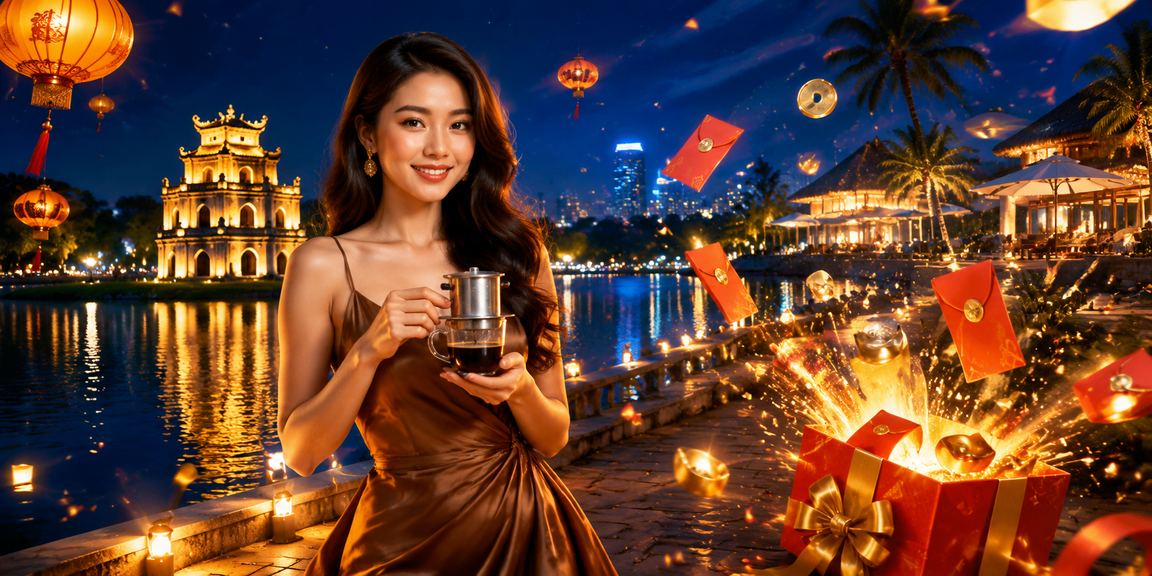 Người dùng Hà Nội xem lịch thể thao trong không gian cà phê buổi tối