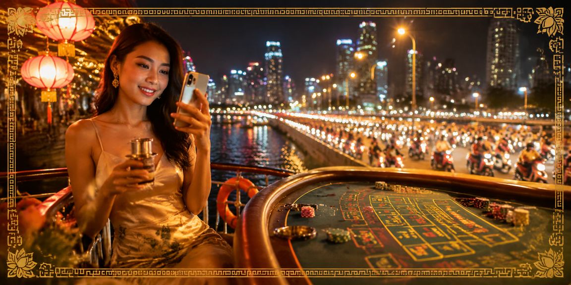 Người dùng xem baccarat và khu hỗ trợ tiếng Việt trên thiết bị di động